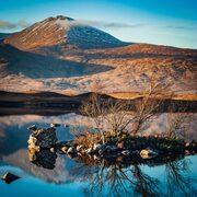 Lochan na h'Achlaise and Meall a' Bhuiridh, Rannoch Moor, Scotland. HC006