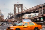 The Brooklyn Bridge from Manhattan, New York City NY035