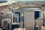 Midtown skyscrapers and Central Park form the Empire State Building, New York City NY013