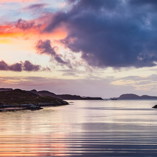 Dawn at Orasaigh (Orinsay), Isle of Lewis, Outer Hebrides, Scotland.