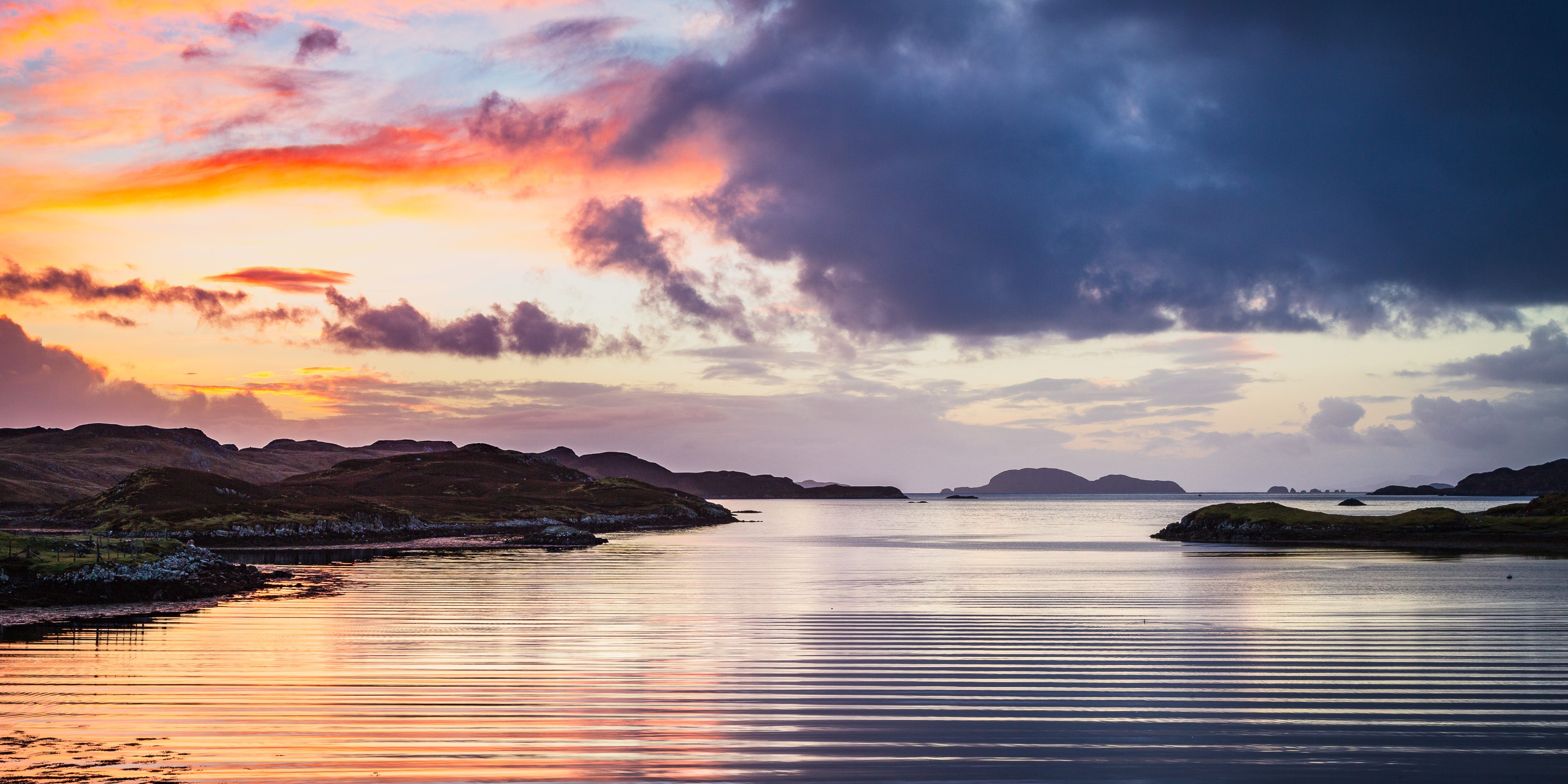 Dawn at Orasaigh (Orinsay), Isle of Lewis, Outer Hebrides, Scotland.