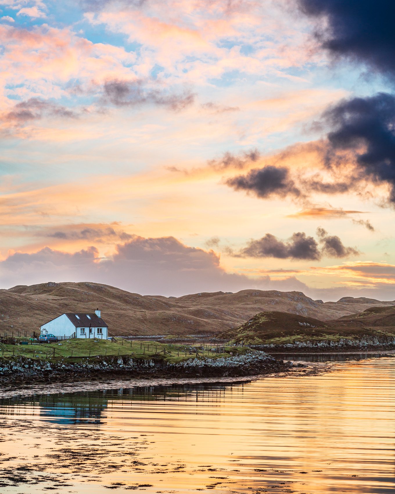 Dawn at Orasaigh (Orinsay), Isle of Lewis, Outer Hebrides, Scotland. HB023