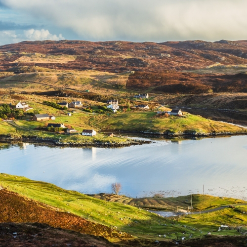 The village of Orinsay (Orasaigh), Isle of Lewis, Western Isles, Scotland HB020