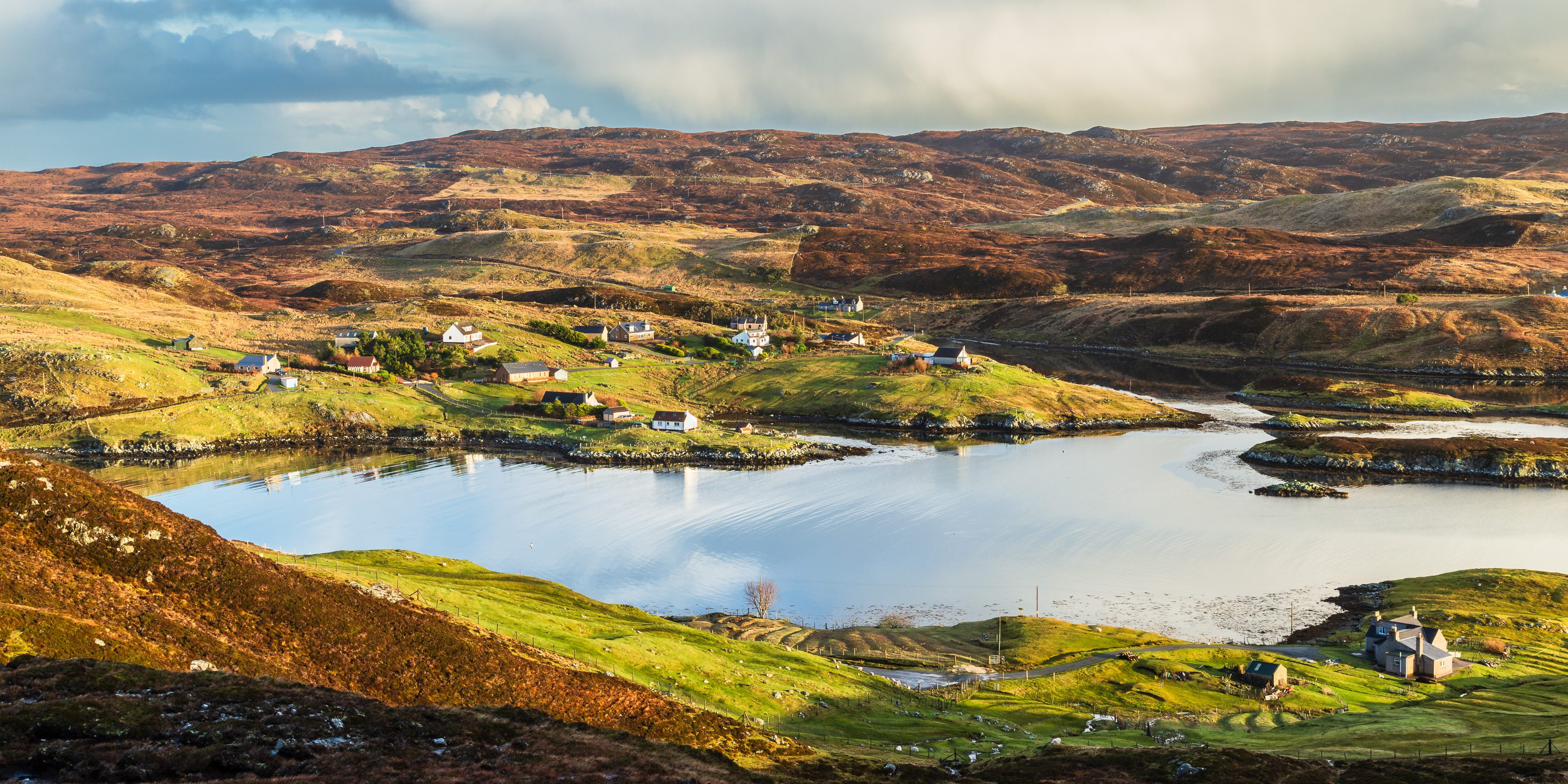 The village of Orinsay (Orasaigh), Isle of Lewis, Western Isles, Scotland HB020