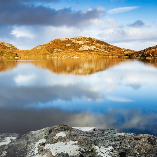 Hill loch near Orinsay (Orasaigh), Isle of Lewis, Western Isles, Scotland HB019