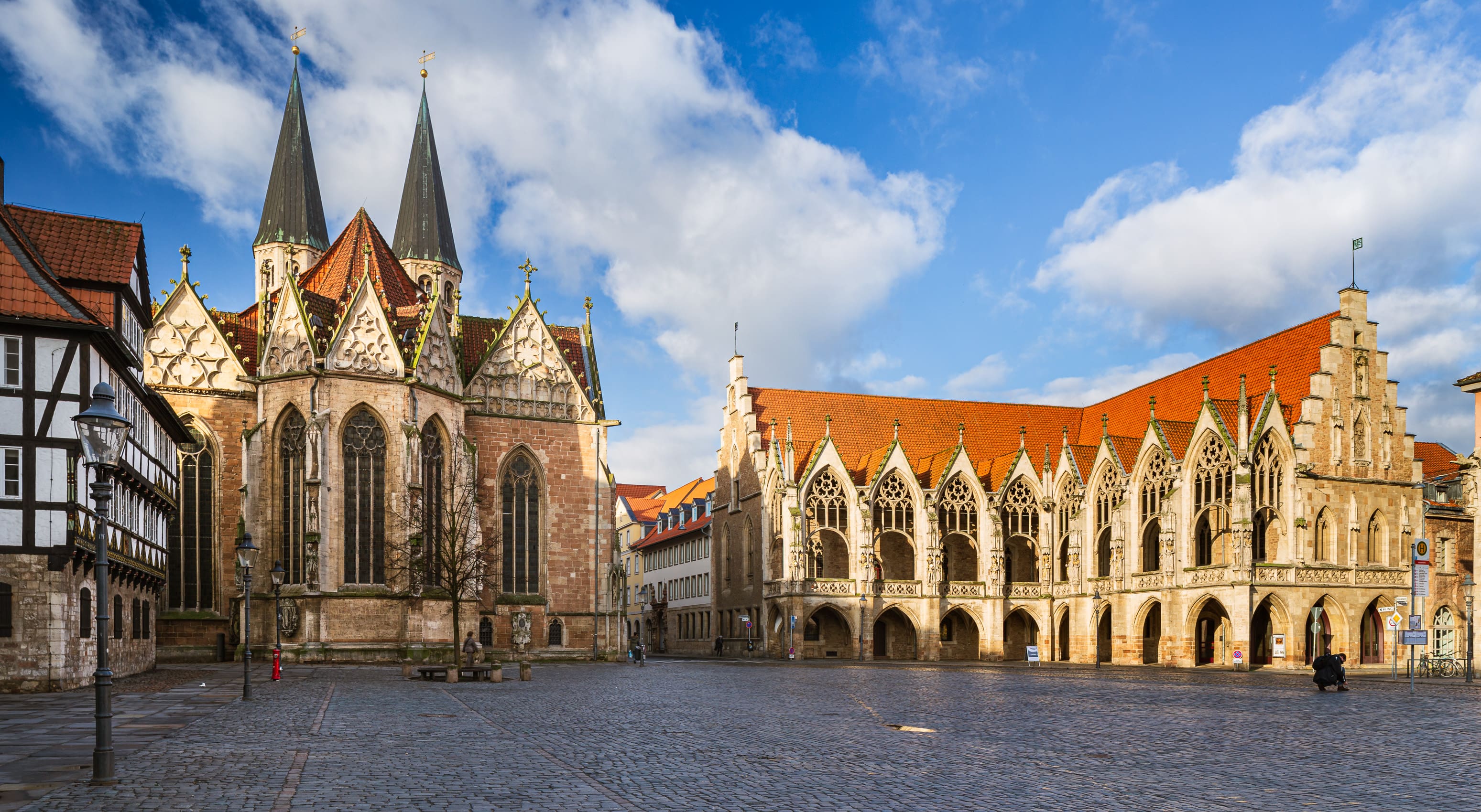 The Altstadrmarkt (Old Town Market), Braunschweig, Germany. BS004