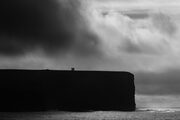 Marwick Head and the Kitchener Memorial, from the Point of Buckquoy, Mainland, Orkney Islands. SM016