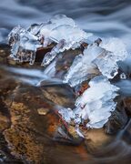 'Ice Jewel' on Grassy Creek, near Little Switzerland, North Carolina, USA NC024