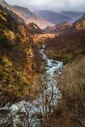 Glen Nevis from the Steall path. HC059