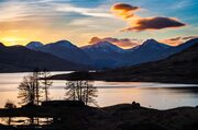 Loch Arklet and the 'Arrochar Alps', The Trossachs, Scotland. TR008