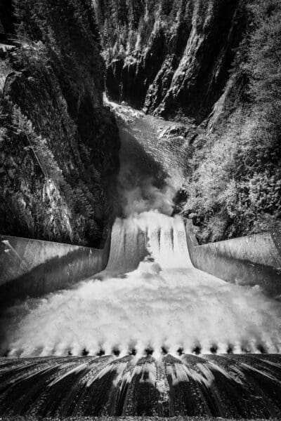 Cleveland Dam on the Capilano River, British Columbia, Canada. CA001