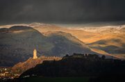 The Wallace Monument and the Ochil Hills, Stirlingshire, Scotland. SH034