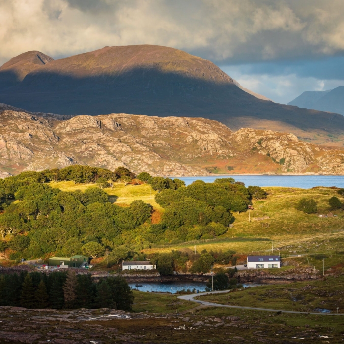 Beinn Alligin from Ardheslaig, Applecross, Scotland. AP034