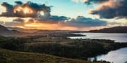 Sunset over Applecross and Loch Torridon, Wester Ross, Scotland. AP039