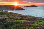 Sunburst over Knockadoon Head. IL002