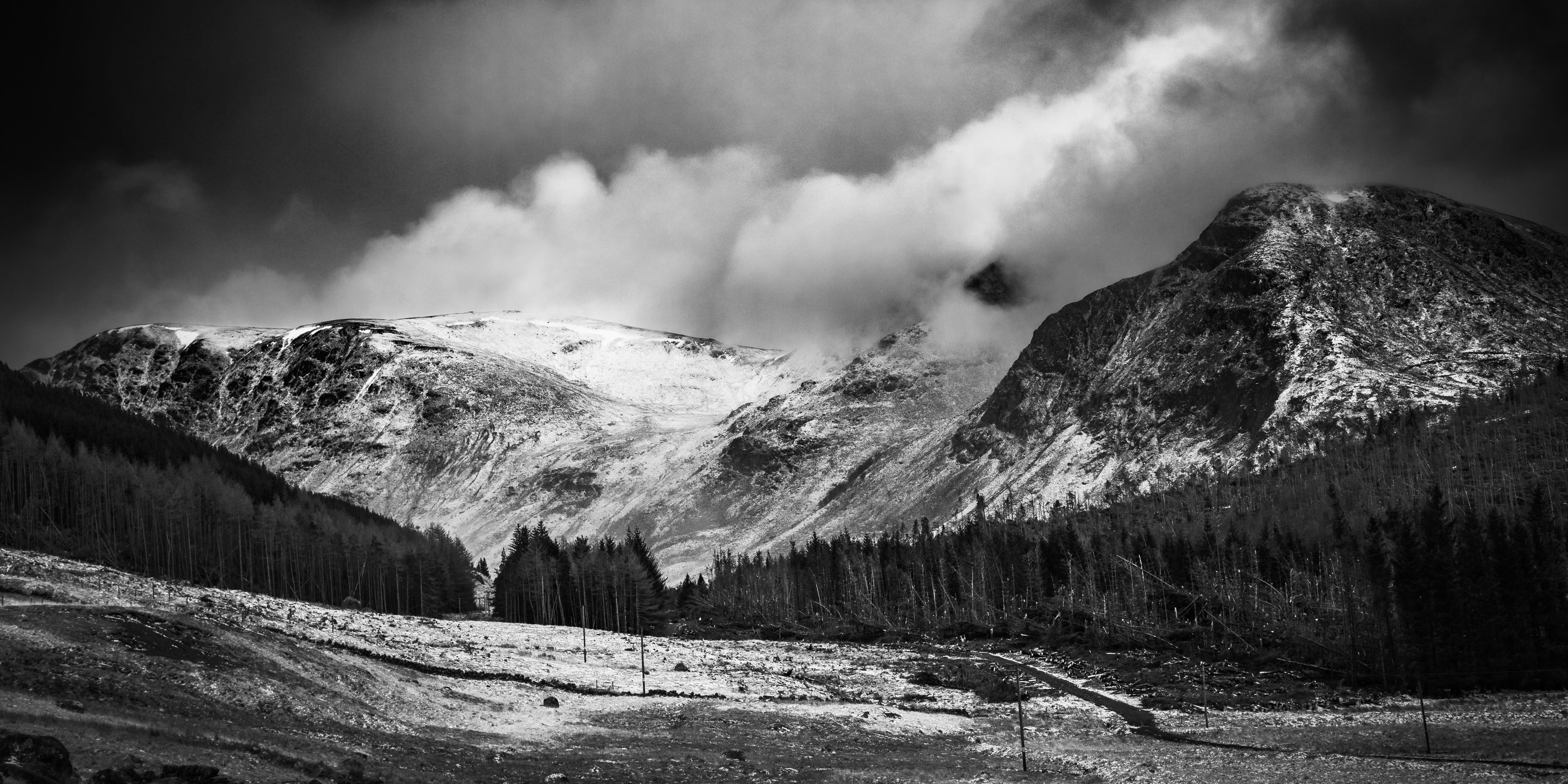 Passing Storm, Glen Clova, Angus, Scotland.