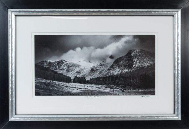 Framed Print of Passing Storm, Glen Clova