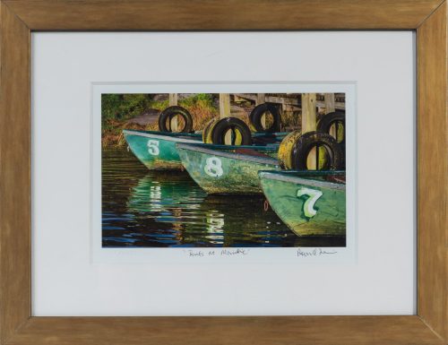 Framed Print of 'Boats at Monikie'