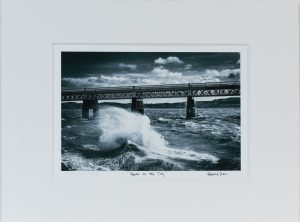 Mounted print of 'Storm on the Tay'
