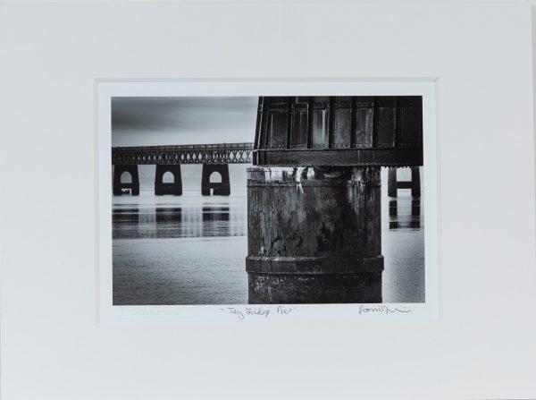 Mounted print of 'Tay Bridge Pier'