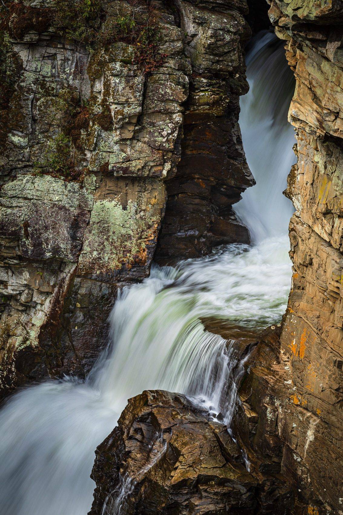 Linville Falls, North Carolina, USA.